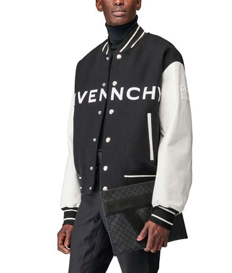 givenchy jacket mens black and white|givenchy menswear sale.